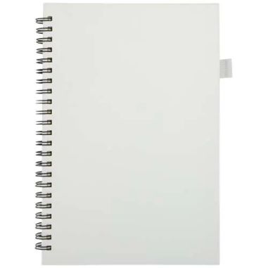 Cuaderno Liss A5 de tapa dura con espiral y bolsillo trasero