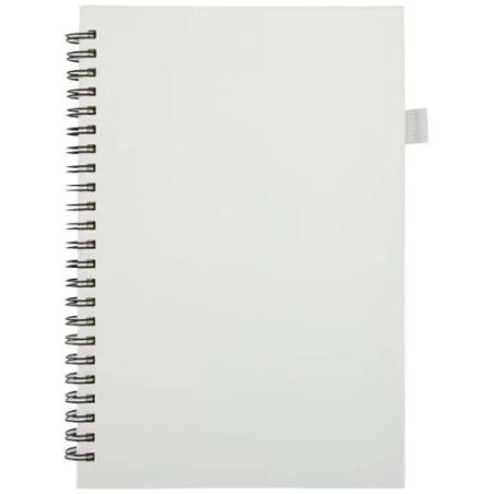 Cuaderno Liss A5 de tapa dura con espiral y bolsillo trasero
