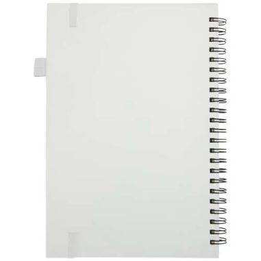 Cuaderno Liss A5 de tapa dura con espiral y bolsillo trasero