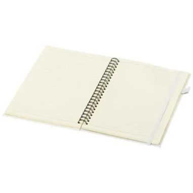 Cuaderno Liss A5 de tapa dura con espiral y bolsillo trasero
