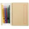 Set de cuaderno de tapa dura y rotuladores Squiggle B6 Ecológico Personalizado 6107330 - Imagen 7