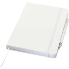 Set de cuaderno reciclado y bolígrafo Spectrum A5 Ecológico Personalizado 6107402