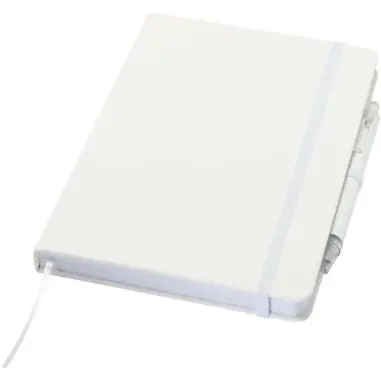 Set de cuaderno reciclado y bolígrafo Spectrum A5 Ecológico Personalizado 6107402
