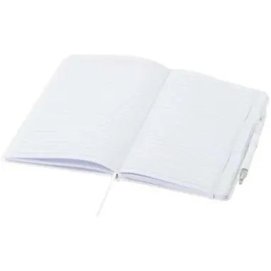 Set de cuaderno reciclado y bolígrafo Spectrum A5 Ecológico Personalizado 6107402