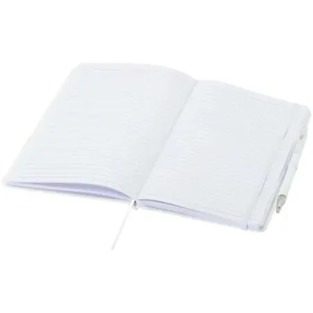 Set de cuaderno reciclado y bolígrafo Spectrum A5 Ecológico Personalizado 6107402