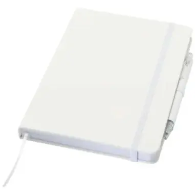 Set de cuaderno reciclado y bolígrafo Spectrum A5 Ecológico Personalizado 6107402
