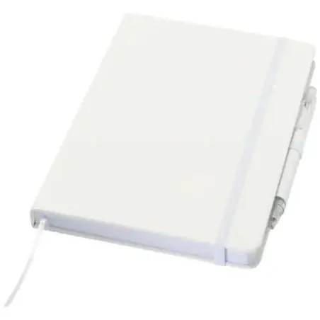 Set de cuaderno reciclado y bolígrafo Spectrum A5 Ecológico Personalizado 6107402