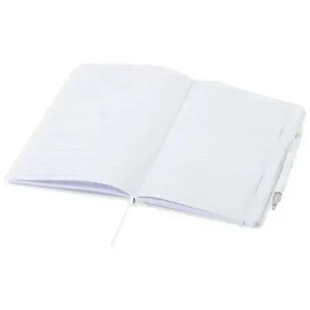 Set de cuaderno reciclado y bolígrafo Spectrum A5 Ecológico Personalizado 6107402