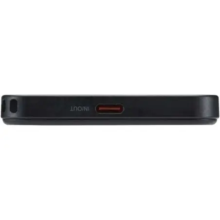 Batería externa magnética SMART de 5000 mAh fabricada con plástico reciclado y con cordón Ecológica Personalizada 6124529
