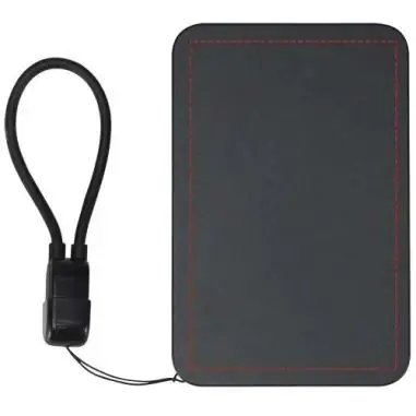 Batería externa magnética SMART de 5000 mAh fabricada con plástico reciclado y con cordón Ecológica Personalizada 6124529