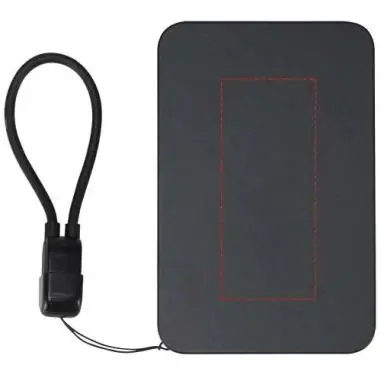Batería externa magnética SMART de 5000 mAh fabricada con plástico reciclado y con cordón Ecológica Personalizada 6124529