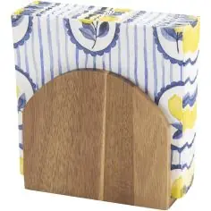 Servilletero de madera de acacia con un toque encantador Ecológico Personalizado 6126511