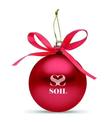 Bola de Navidad en caja Ecológica Personalizada 7CX1603