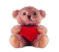 Osito de peluche con corazón Ecológico Personalizado 7MO2802