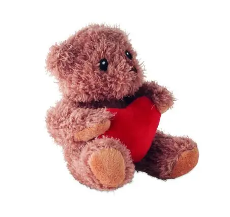 Osito de peluche con corazón Ecológico Personalizado 7MO2802