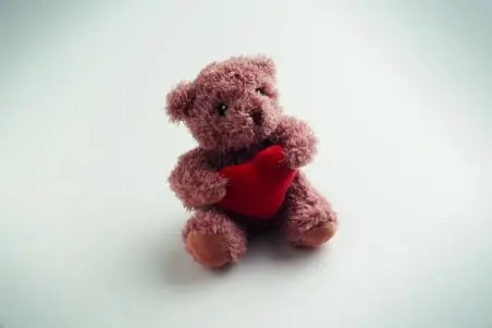 Osito de peluche con corazón Ecológico Personalizado 7MO2802