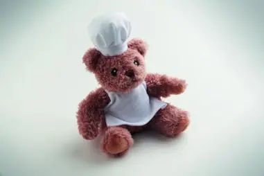 Osito de peluche cocinero Ecológico Personalizado 7MO2837