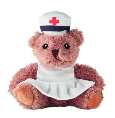 Osito de peluche enfermera Ecológico Personalizado 7MO2839