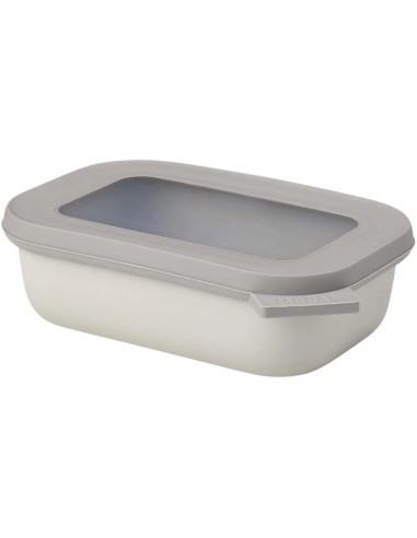 Mepal Cirqula, recipiente rectangular de 500 ml con varios compartimentos Ecológica Personalizada 6113195