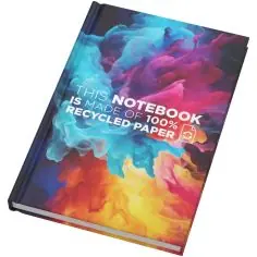 Cuaderno Novella Brontë, tamaño A5, tapa dura y papel reciclado - 100 hojas Ecológico Personalizado 6210887