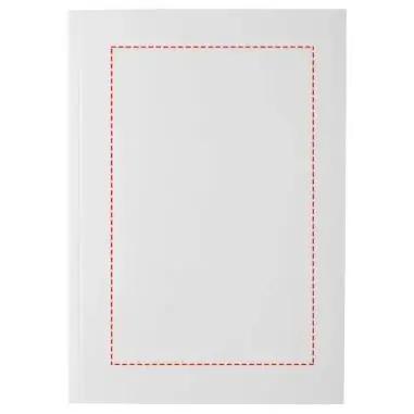 Cuaderno Novella Austen de tapa blanda reciclada, tamaño A5 - 50 hojas rayadas Ecológico Personalizado 6210911