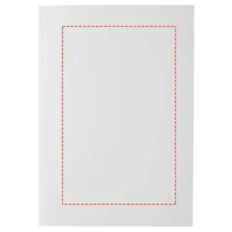 Cuaderno Novella Austen de tapa blanda reciclada, tamaño A5 - 50 hojas rayadas Ecológico Personalizado 6210911