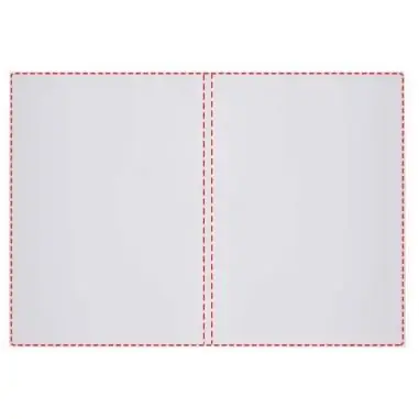 Cuaderno Novella Austen de tapa blanda reciclada, tamaño A5 - 50 hojas rayadas Ecológico Personalizado 6210911