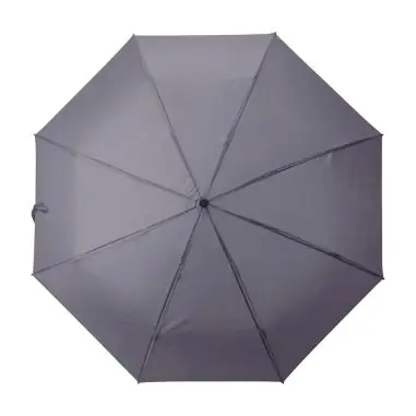 Paraguas plegable rPET pongee 8 paneles mango roble