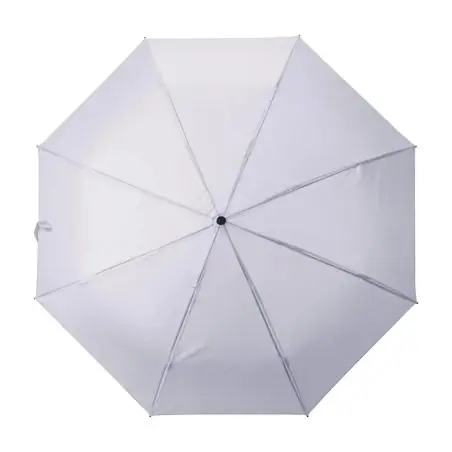 Paraguas plegable rPET pongee 8 paneles mango roble