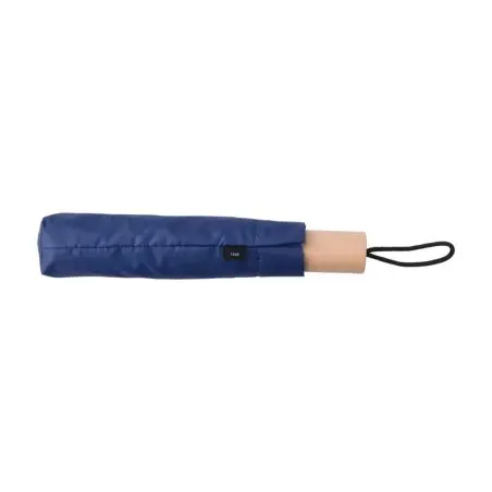 Paraguas plegable rPET pongee 8 paneles mango roble