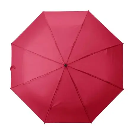 Paraguas plegable rPET pongee 8 paneles mango roble