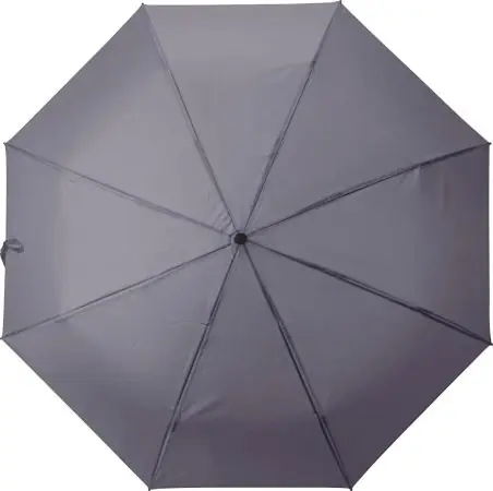 Paraguas plegable rPET pongee 8 paneles mango roble