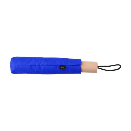 Paraguas plegable rPET pongee 8 paneles mango roble