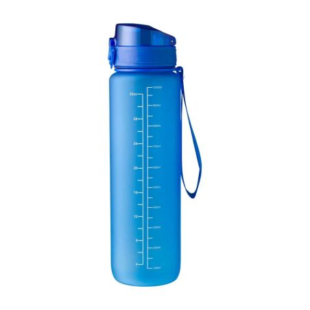 Botella RPET 1 L mate con horas