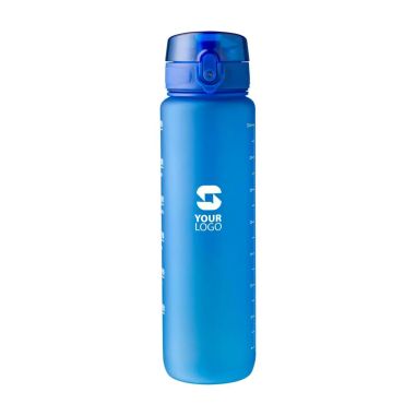 Botella RPET 1 L mate con horas