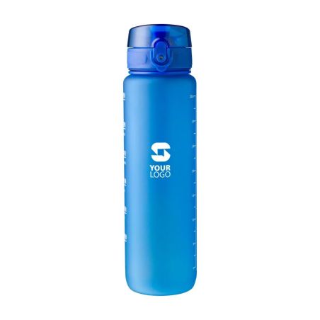 Botella RPET 1 L mate con horas