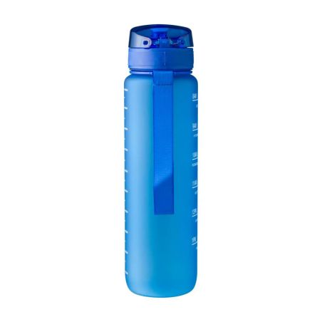 Botella RPET 1 L mate con horas