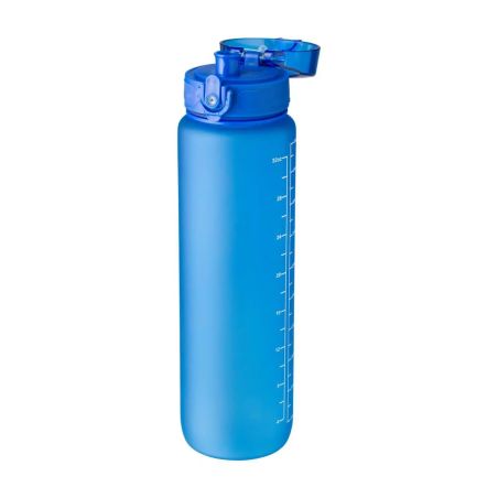 Botella RPET 1 L mate con horas