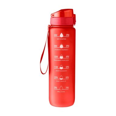 Botella RPET 1 L mate con horas
