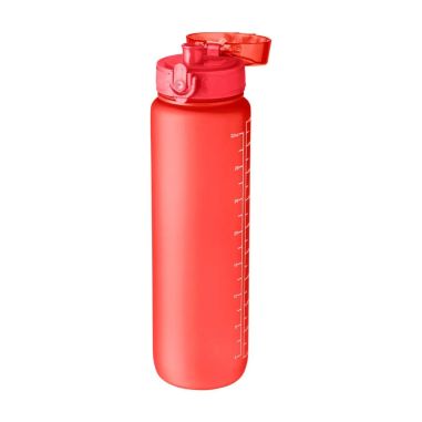 Botella RPET 1 L mate con horas
