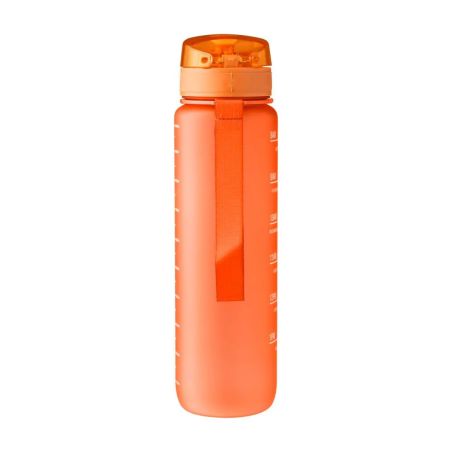 Botella RPET 1 L mate con horas
