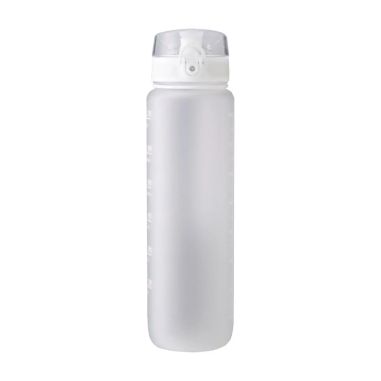 Botella RPET 1 L mate con horas