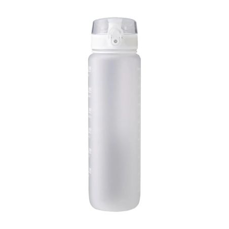 Botella RPET 1 L mate con horas