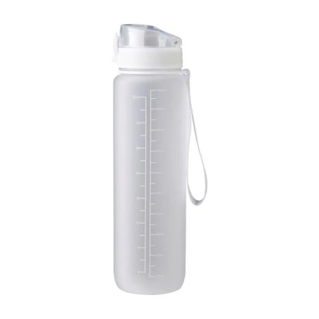Botella RPET 1 L mate con horas