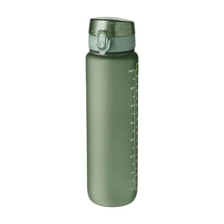 Botella RPET 1 L mate con horas