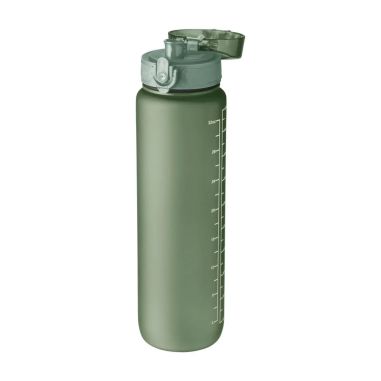 Botella RPET 1 L mate con horas