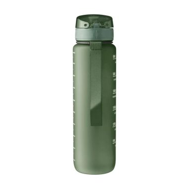 Botella RPET 1 L mate con horas