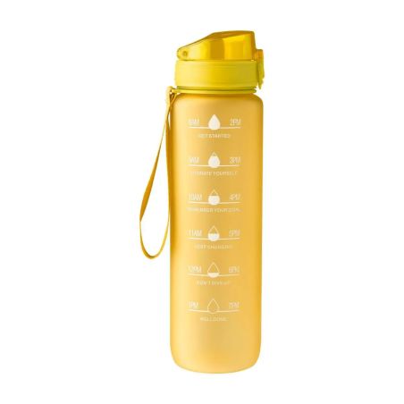 Botella RPET 1 L mate con horas