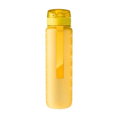 Botella RPET 1 L mate con horas