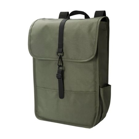 Mochila RPET 300D con solapa y hebilla